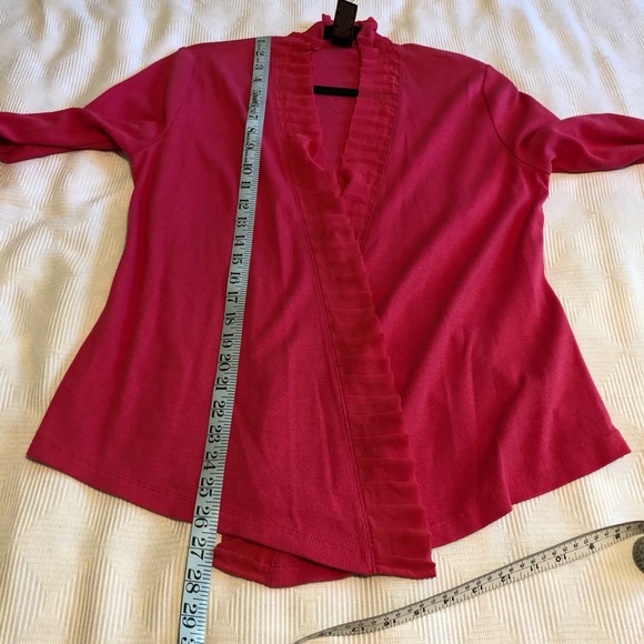 Rafaella Studio Petite High Neck Open Cardigan - Picture 5 of 6